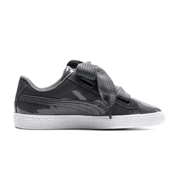 PUMA Wmns Basket Heart Patent Trainer 'Black'