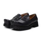 Charles Jeffrey LOVERBOY Sheathed Moccasin Moggies 'Black'