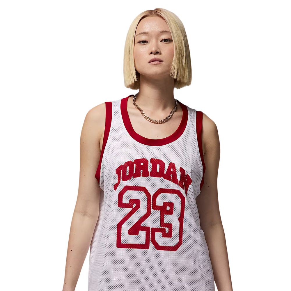 Jordan Brand Jersey Tank 'White Varsity Red'
