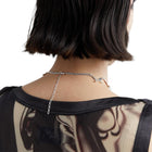 Perks And Mini + Underground Sundae Continuous Butterfly Choker 'Silver'