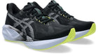 Asics Novablast 5 Black Blue Fade 1011B974-003 front view