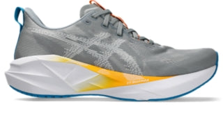 Asics Novablast 5 Gravel White 1011B974-020 side view