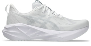 Asics Novablast 5 White Piedmont Grey 1011B974-100 side view