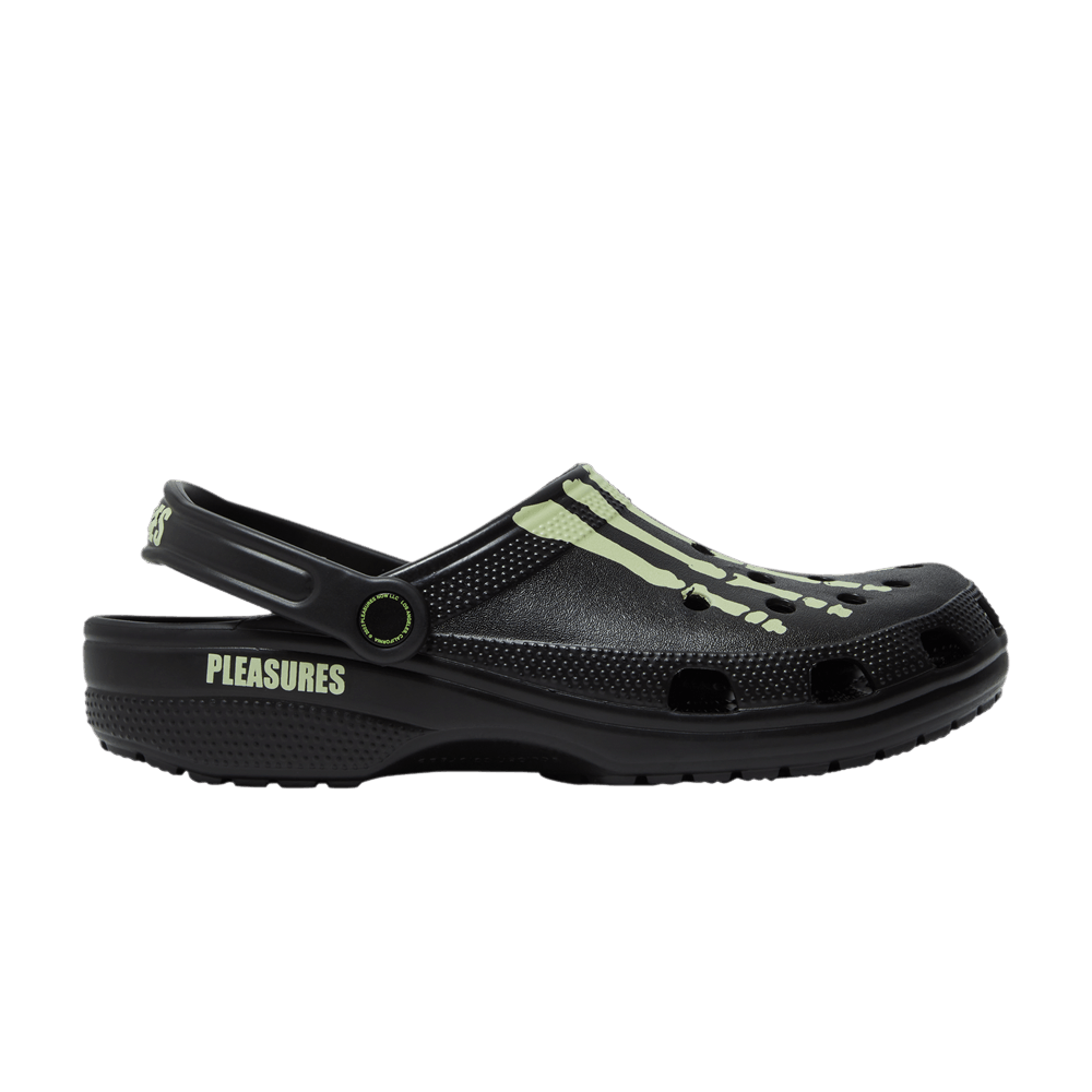 Pleasures x Crocs Classic Clog 'Skeleton - Glow in the Dark'