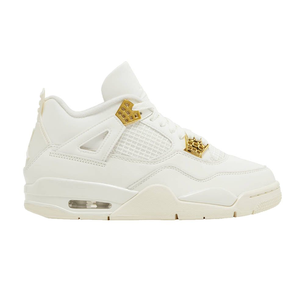 Wmns Air Jordan 4 Retro 'Metallic Gold'