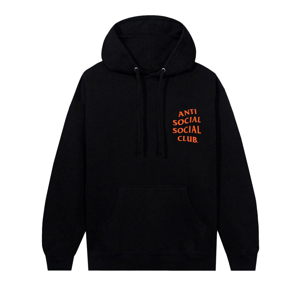 Anti Social Social Club Halloween Mind Games Hoodie 'Black/Orange'