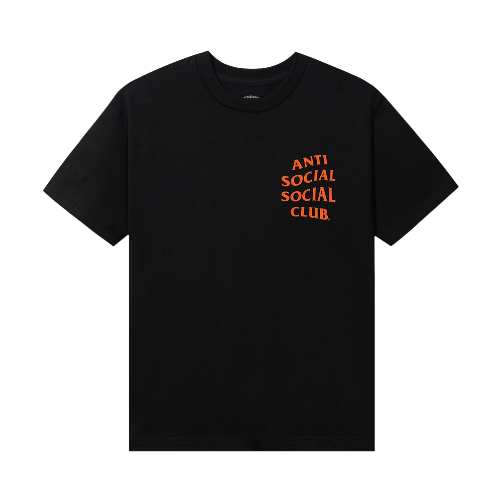Anti Social Social Club Halloween Mind Games Tee 'Black/Orange'
