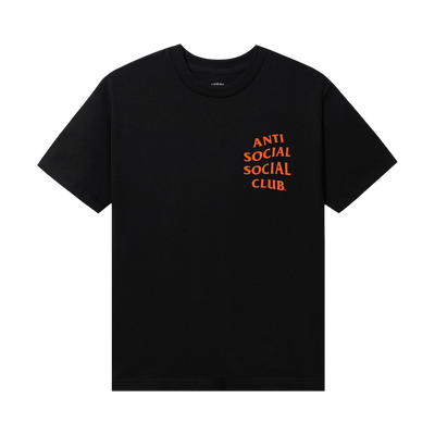 Anti Social Social Club Halloween Mind Games Tee 'Black/Orange'