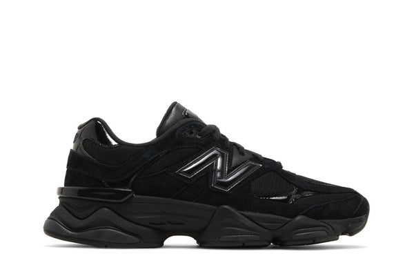 New Balance 9060 'Triple Black Suede Patent' – view 2