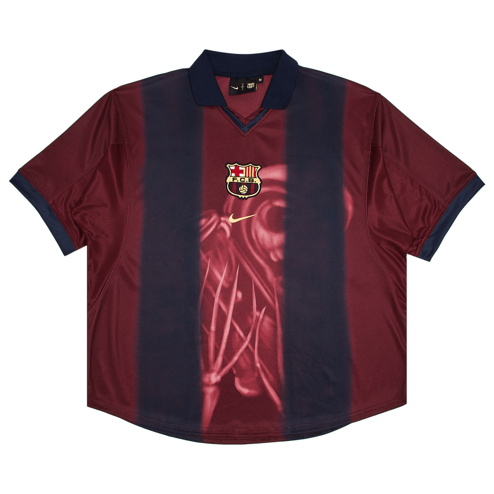 Nike FC Barcelona x Cactus Jack Retro 2000/01 Home Skeleton Jersey 'Red/Blue'