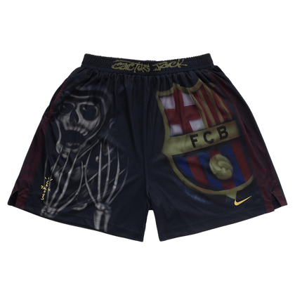 Nike FC Barcelona x Cactus Jack Skeleton Home Shorts 'Black'
