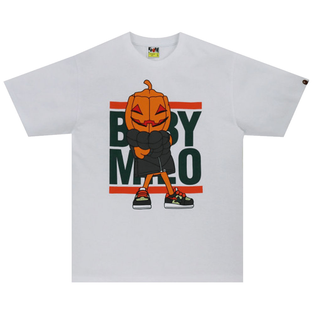 BAPE Halloween Baby Milo Tee 'White'