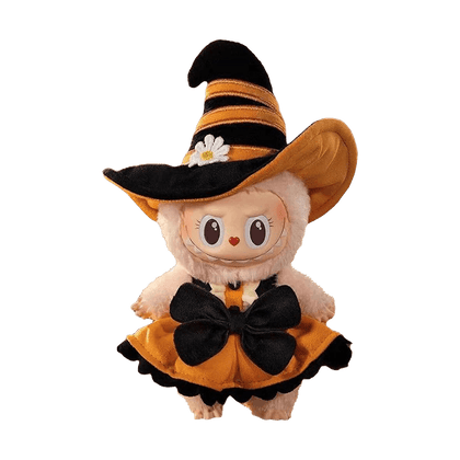 Pop Mart Labubu Magic of Pumpkin Mokoko Vinyl Plush Pendant 'Orange' (Pop Land Exclusive)