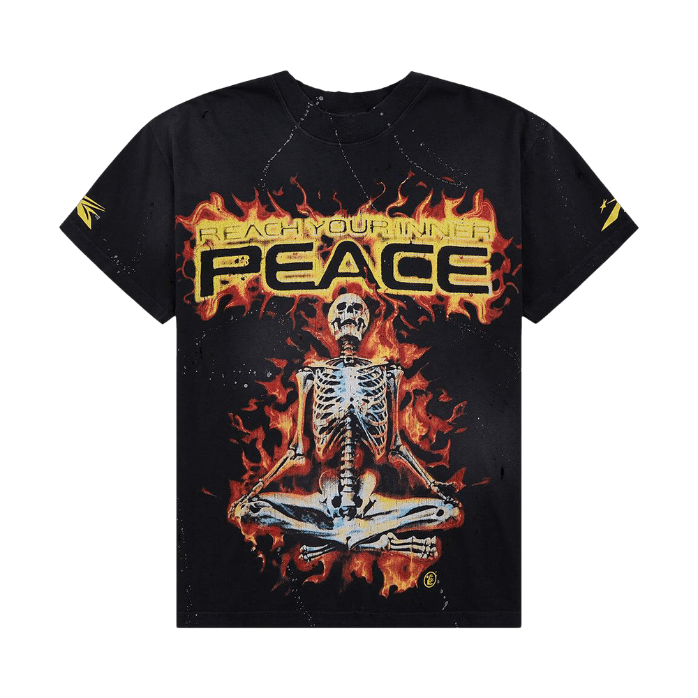 Hellstar Inner Peace Skeleton T-Shirt 'Black'