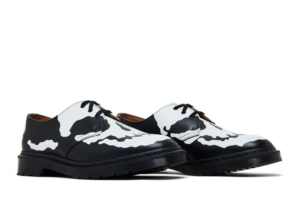 Supreme x Dr. Martens 1461 3-Eye Shoe 'Skull - Black White'