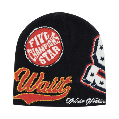 Sp5der Varsity Skully 'Black'