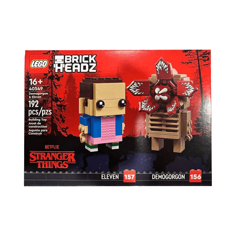 LEGO Brick Headz Stranger Things Demogorgon & Eleven Set