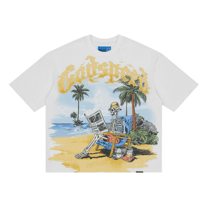 Godspeed Skeleton Beach II Tee 'White'