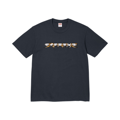 Supreme Skulls Spellout Tee 'Navy'