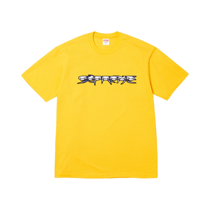 Supreme Skulls Spellout Tee 'Yellow'