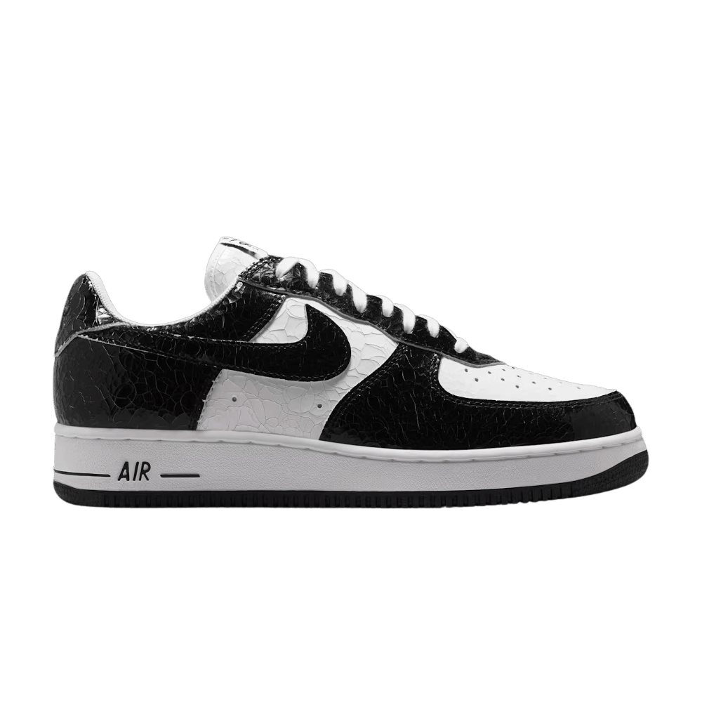 Nike Air Force 1 ’01 Cracked Leather Black White