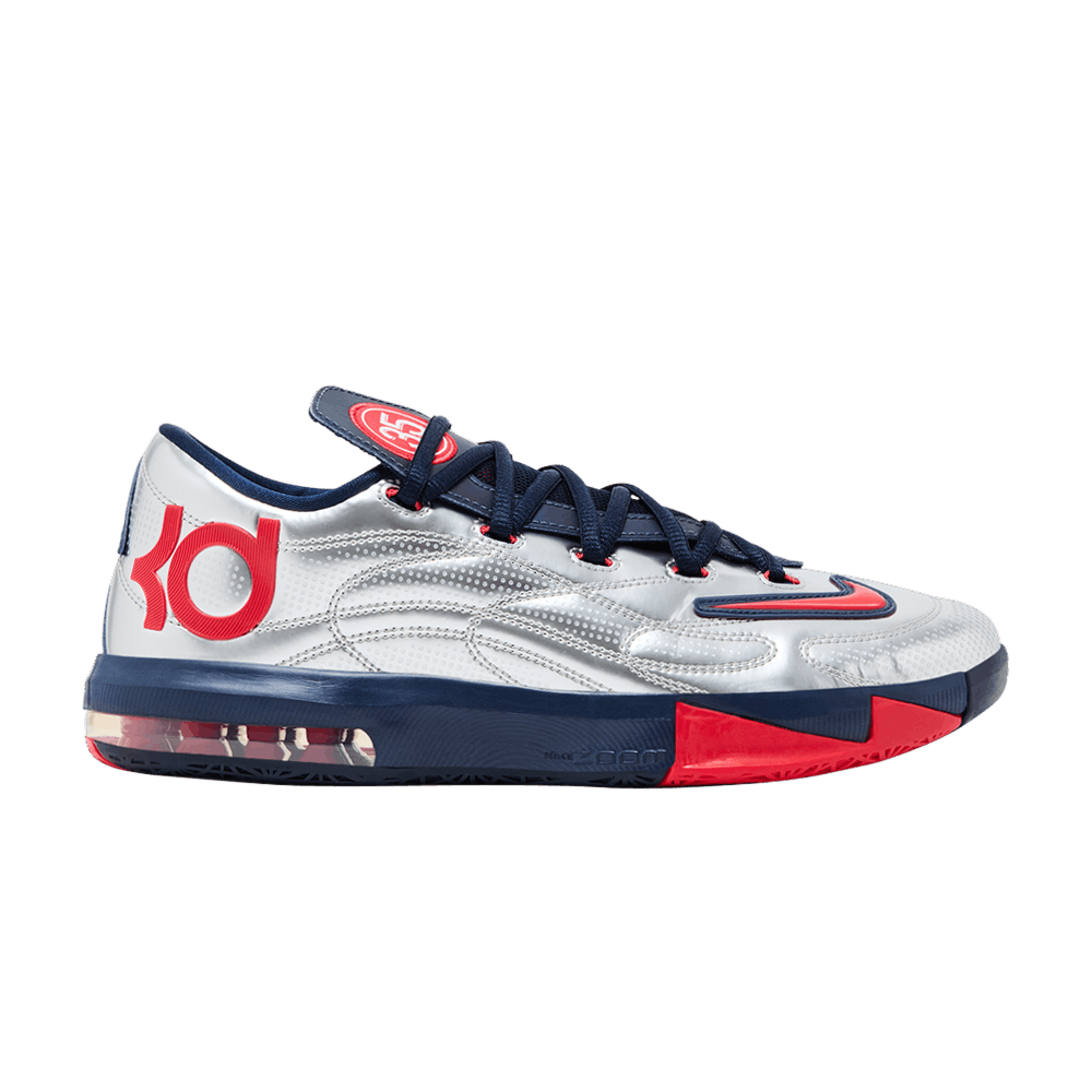 Nike KD 6 x PSG 'Metallic Silver College Navy'