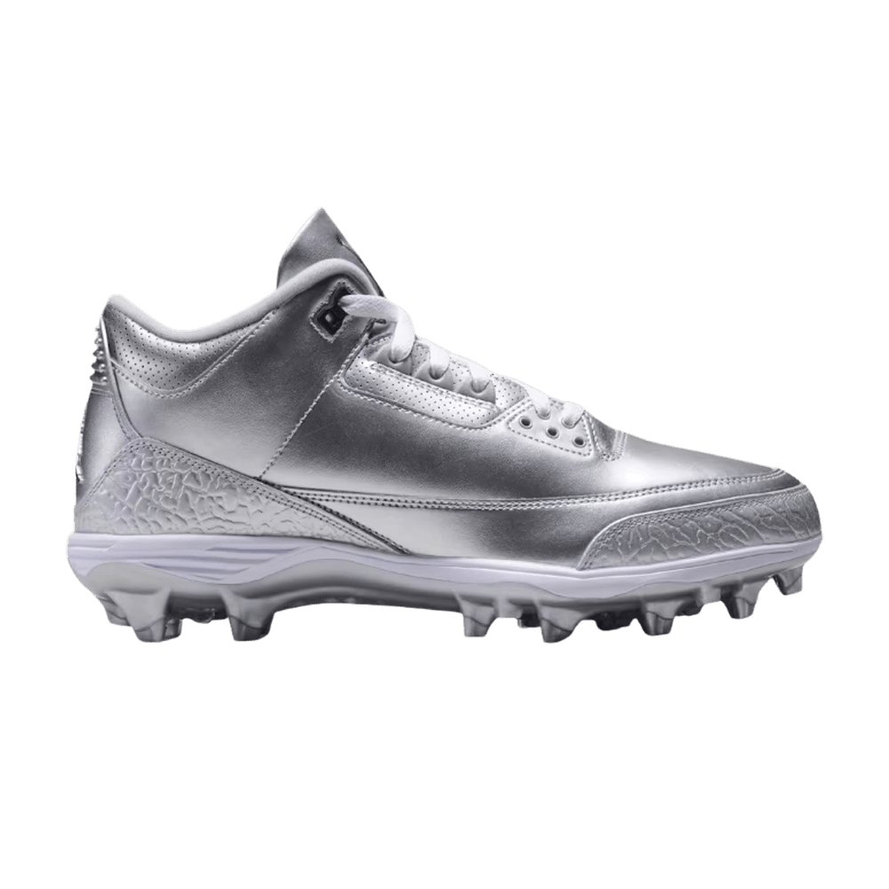 Air Jordan 3 Mid TD 'Metallic Silver'