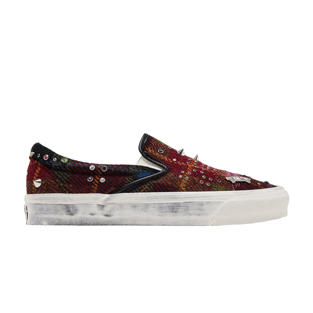 Vans Premium Classic Harris Tweed Slip-On 'Red'