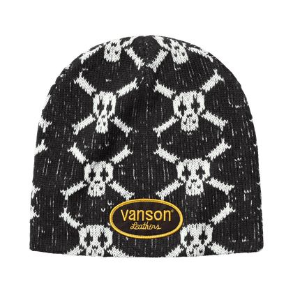 Supreme x Vanson Leathers Skull Beanie 'Black'