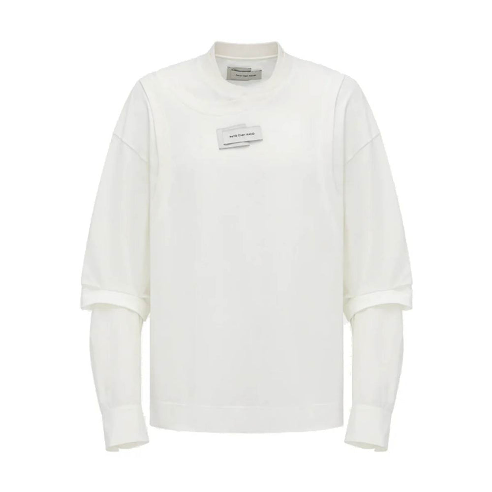 Feng Chen Wang 2-In-1 Long Sleeve Tee 'White'