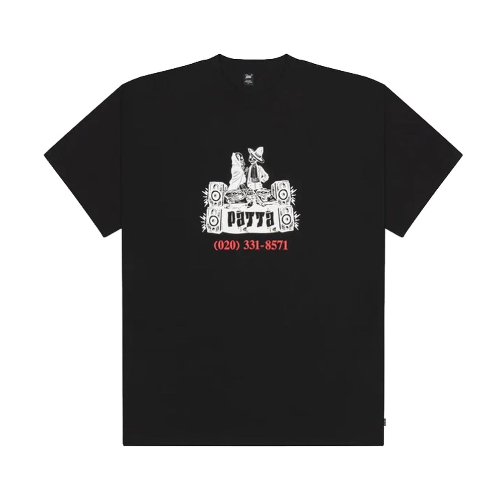 Patta DJ Skully Tee 'Black'
