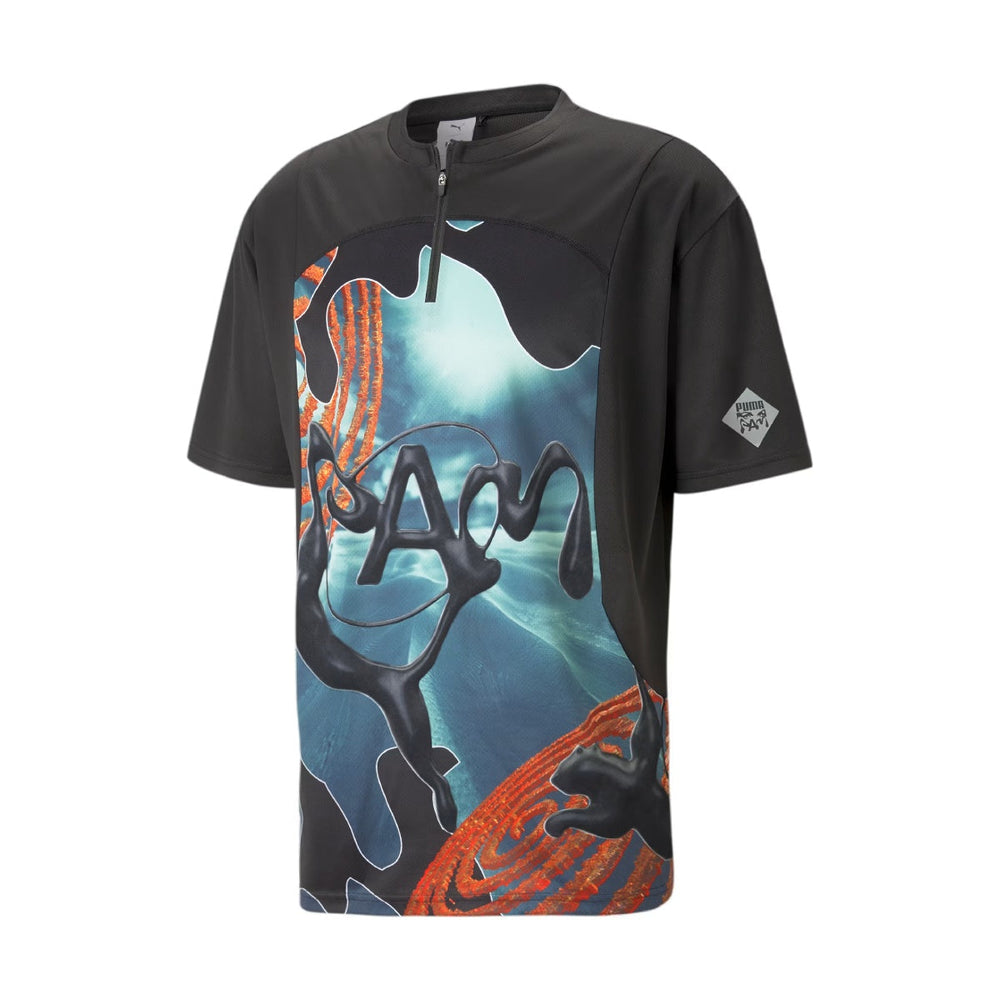 PUMA + P.A.M. Active AOP Tee PUMA Black