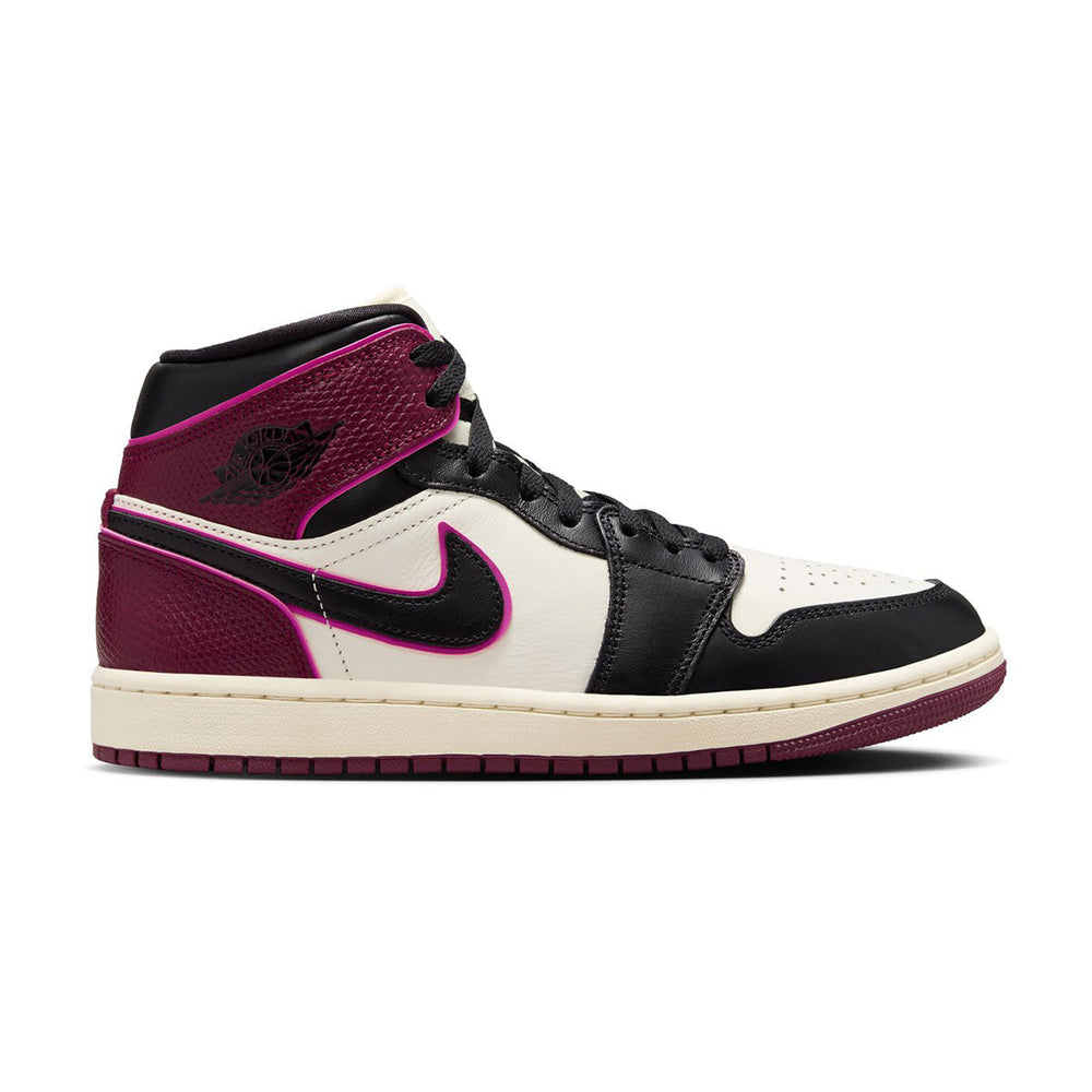 Jordan Brand Wmns Air Jordan 1 Mid SE 'Sail Bordeaux'