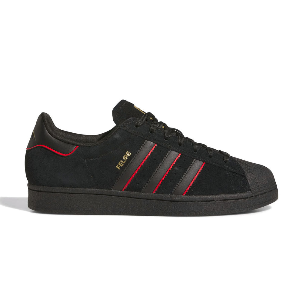 adidas Originals + Felipe Gustavo Superstar ADV 'Core Black Better Scarlet'