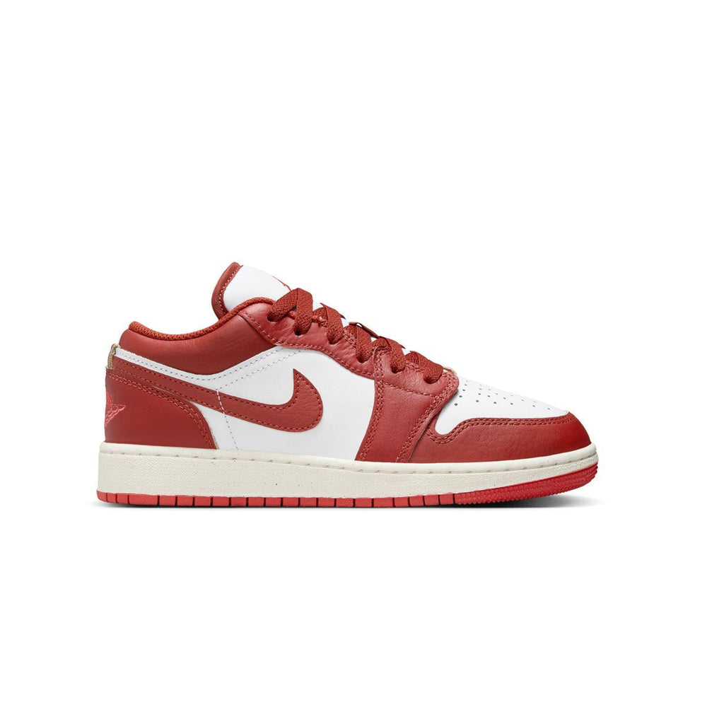 Kids Air Jordan 1 Low SE Dune Red - side view