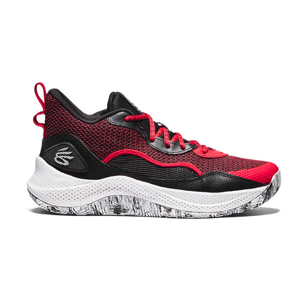 Under Armour Curry 3Z 24 Black Red - Side View