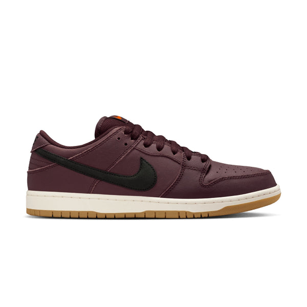 Nike SB Dunk Low Pro ISO Burgundy Crush lateral view