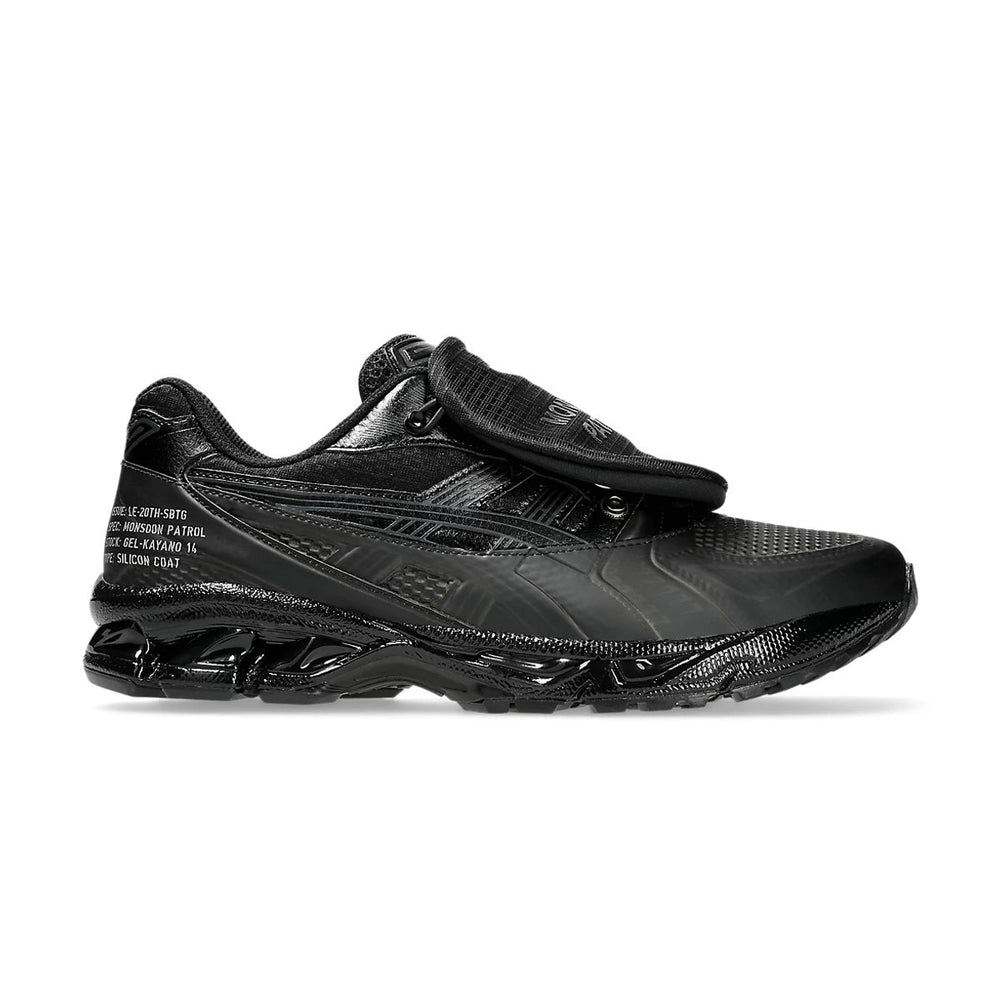ASICS + SBTG + Limited Edt GEL-Kayano 14 'Monsoon Patrol Black'