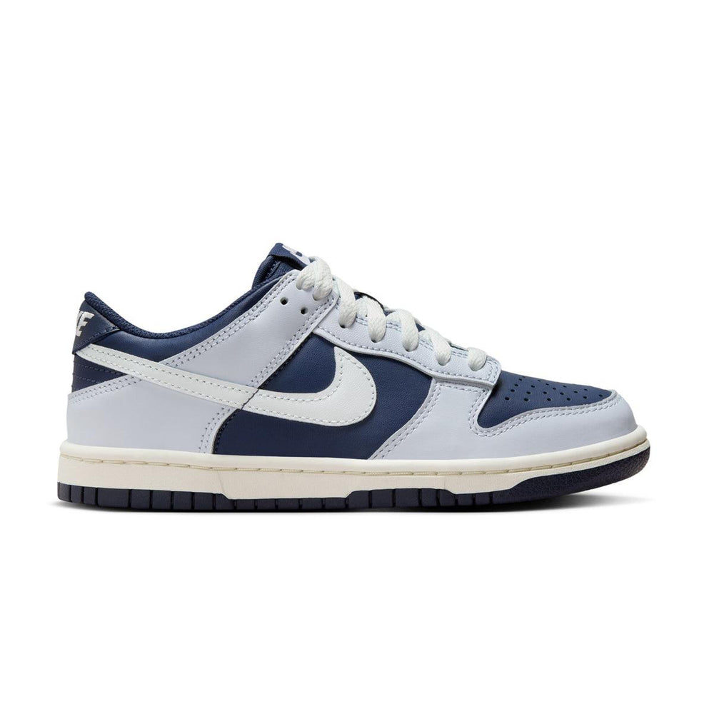 Kids Dunk Low Football Grey - side view