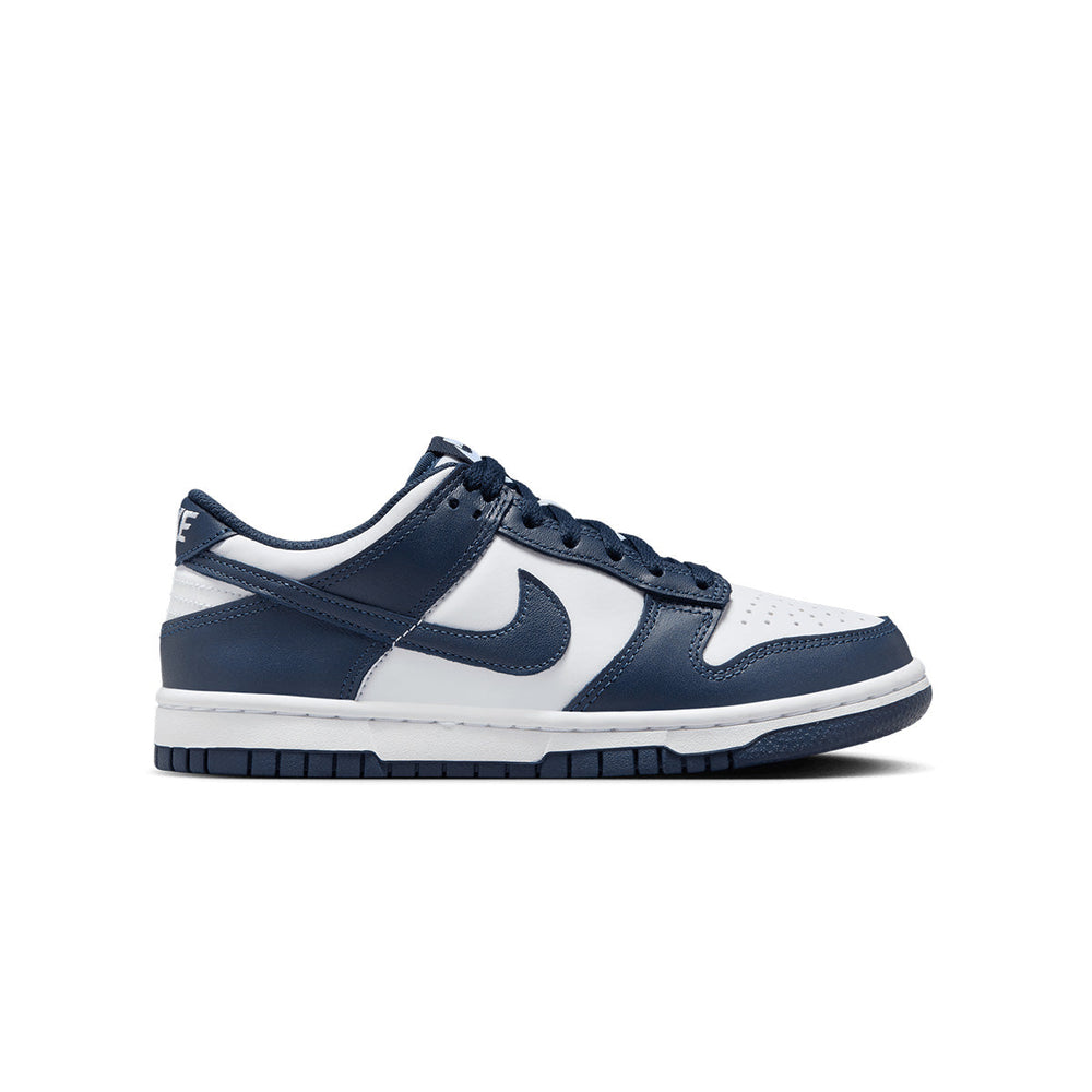 Kids Dunk Low Midnight Navy - side view