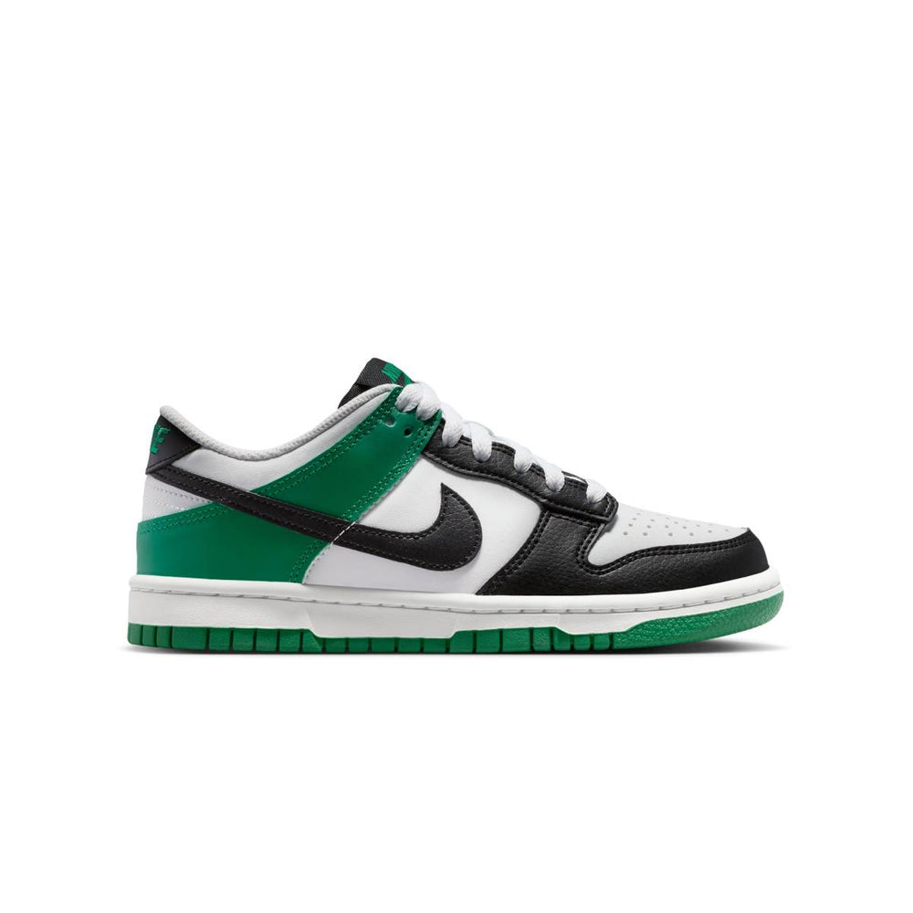 Kids Dunk Low Off White Malachite - side view