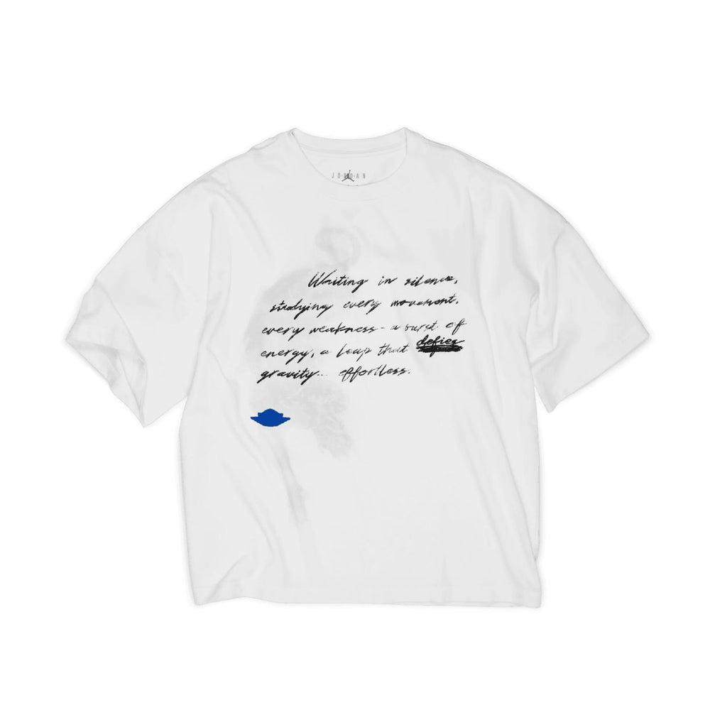 Jordan Black Cat Tee 'Sail'