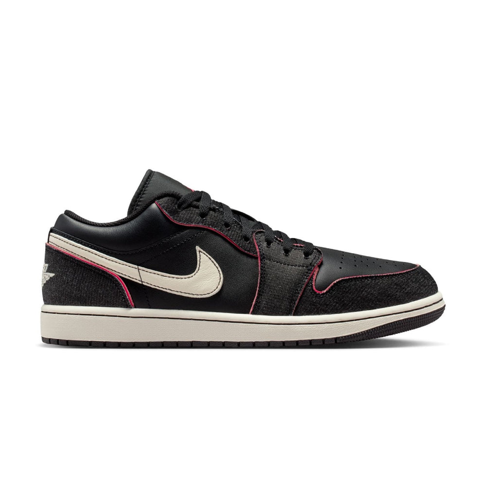 Air Jordan 1 Low SE Black Denim - side view