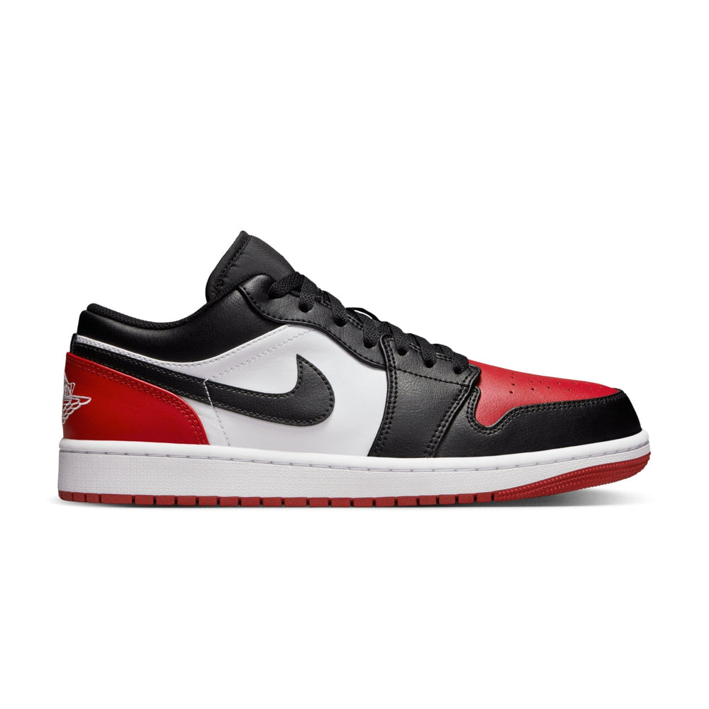 Air Jordan 1 Low Bred Toe - side view