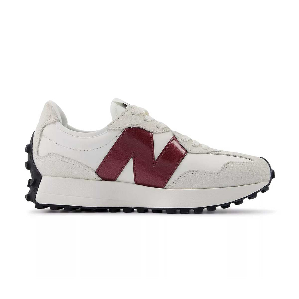 New Balance Wmns 327 Seasalt Monarch Burgundy - Side View