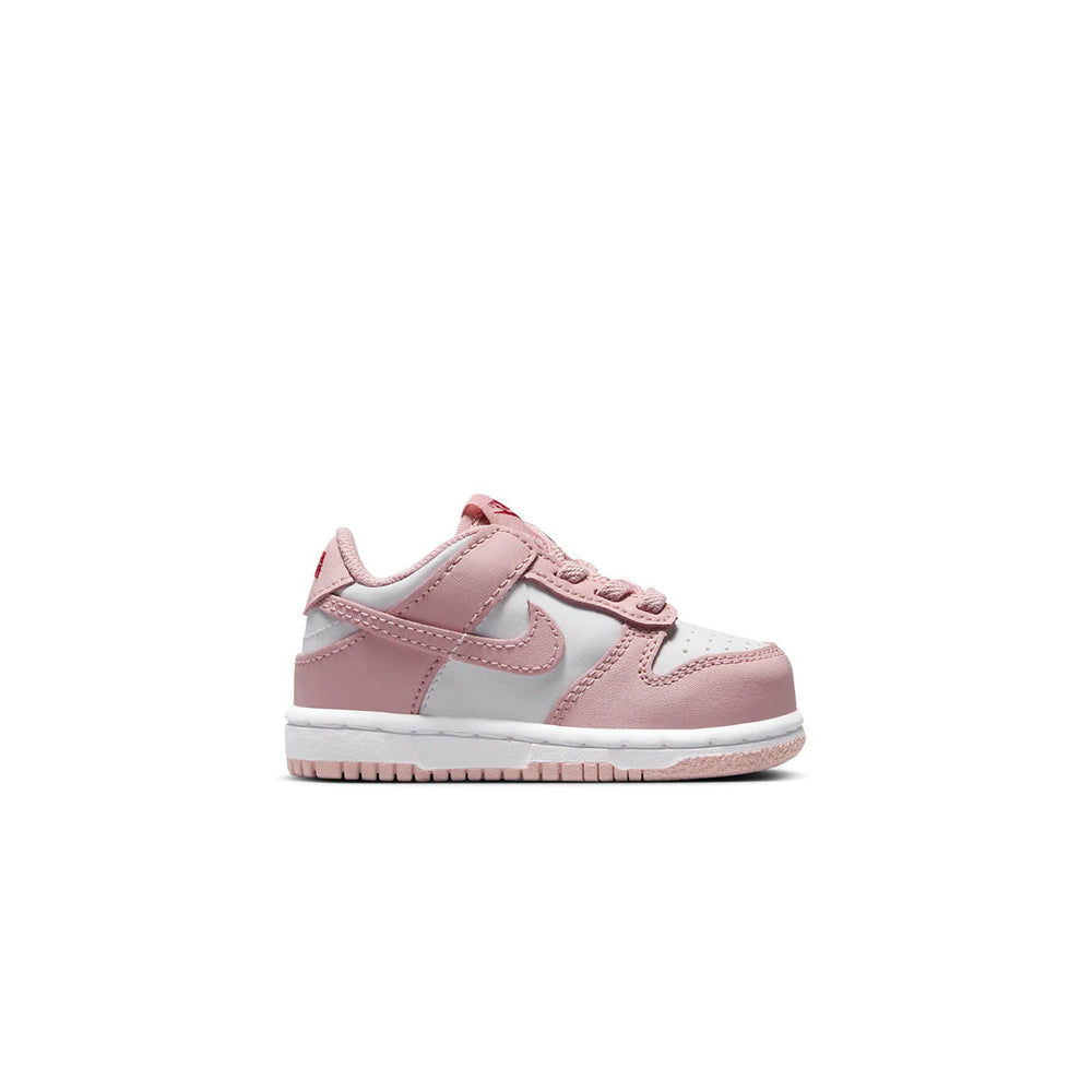 Toddlers Dunk Low White Pink Glaze - side view