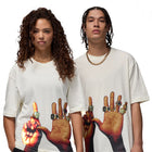 Jordan Brand Flight MVP Rings Tee White - Front View