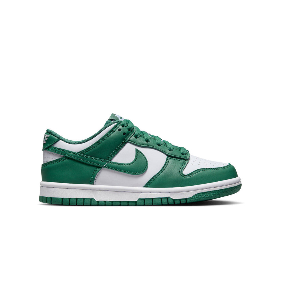 Kids Dunk Low Spruce Green - side view