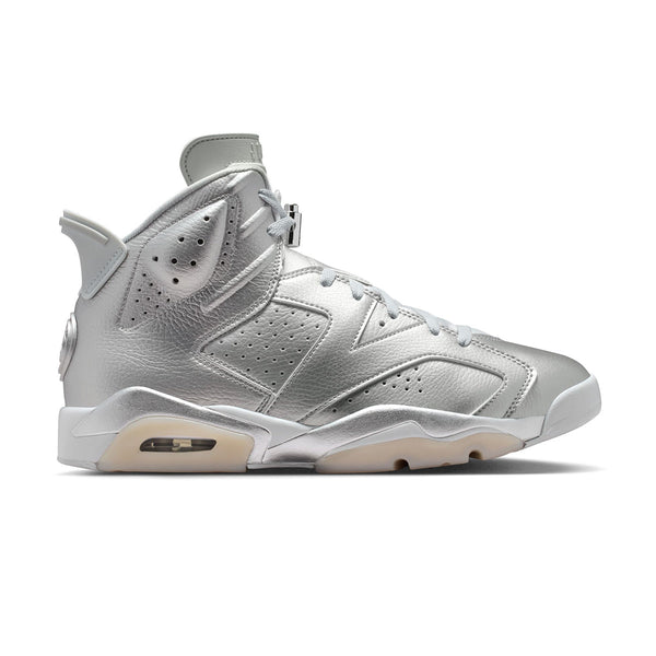 PSG x Air Jordan 6 Retro Metallic Silver lateral view