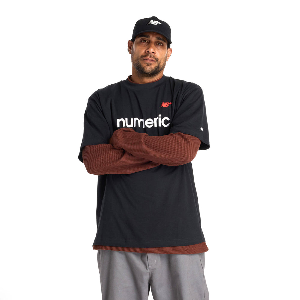 Numeric Linear Logo Tee 'Black'